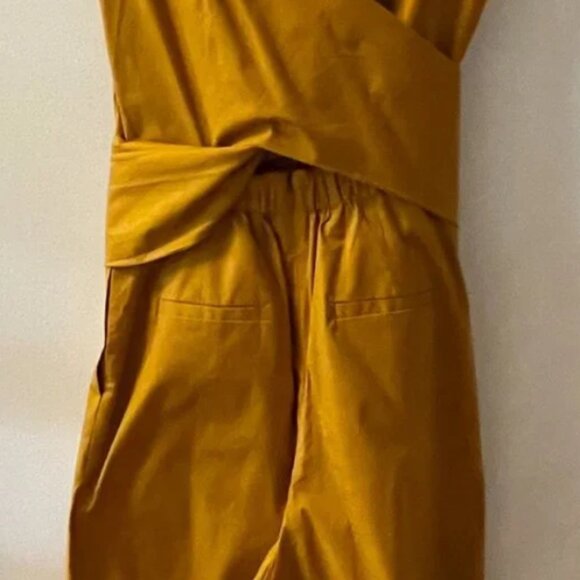 J. CREW Wrap-tie jumpsuit in stretch poplin - Picture 4 of 4